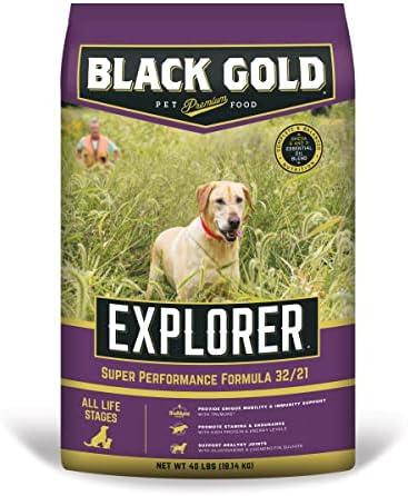 זהב שחור אקספלורר סופר ביצועים מתכון 32/21 מזון יבש לכלבים