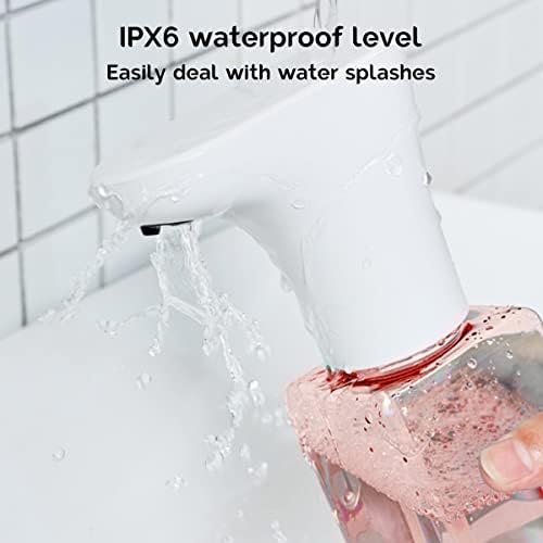 מתקן סבון אוטומטי, מקציף אוטומטי מתקן סבון ידיים ללא מגע לילדים, IPX6 אטום למים מתקן חיטוי קצף