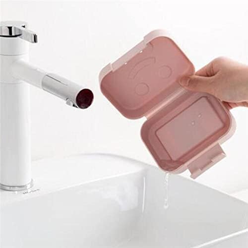 קופסת סבון של Jucheng עם מכסה אטום תיבת סבון ניידת קופסת אחסון סבון אמבטיה