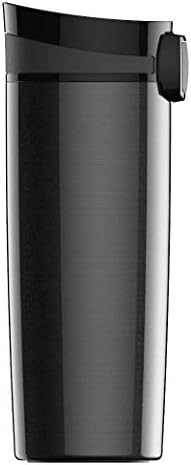 Sigg - כוס קפה מבודדת - ספל נסיעות נס שחור - חם וקור, אטום דליפות, BPA בחינם - 18/8 נירוסטה - 9oz