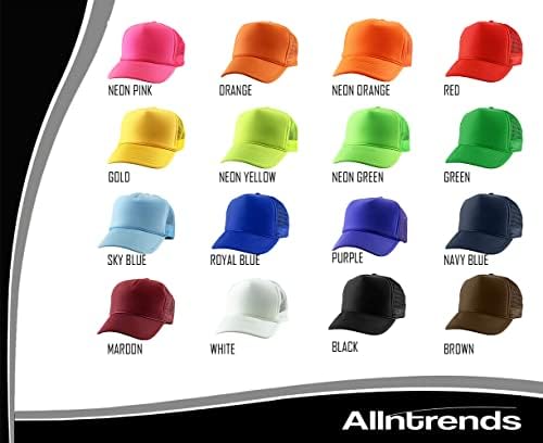 AllNtrends כובע משאיות מתכוונן כוח חלל ארהב רקום רשת בייסבול כובע בייסבול למבוגרים ארהב כובעי