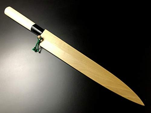 סכין השף היפני Aritsugu Yanagi פלדה כחולה סשימי 240 ממ 9.44 Scabbard