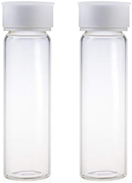 אלוושי בורוסיליקט זכוכית 40 מ ל ברור איכות הסביבה טוק בורג צוואר בקבוקון עם 3 מ מ עמ בורג כובע, מרכז