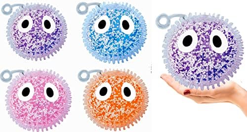 נגיף Coronavirus כדורי חרוזים קשורים מאת JA-RU 5 כדור הקורונה נגיף הקורונה נראה צעצוע סחיטה חושי כדורי לחץ לילדים