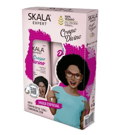 SKALA - מומחה לינחה - ערכת Crespo Divino Shampoo e Condicionador -)