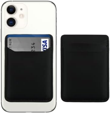 ארנק Magsafe לאייפון 12,13/pro/promax/mini - מחזיק כרטיס עור טבעוני רב כיס - 2 כיסים מחזיקי כרטיסי אשראי מגנט אחורי