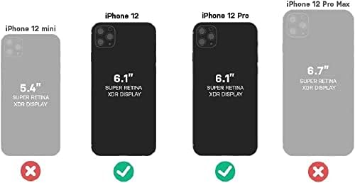 מקרה Otterbox Defender Series לאייפון 12 & iPhone 12 Pro - קליפ נרתיק כלול - הגנה על הגנה מיקרוביאלית