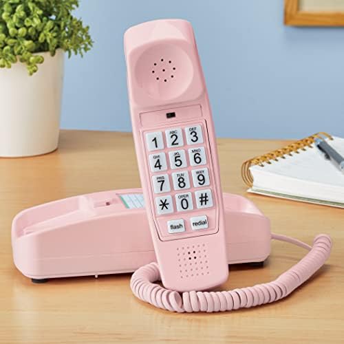 טלפון טלפוני טורניט נשר מוזהב - עיצוב משנות ה -60 עם אלקטרוניקה מודרנית - ורוד