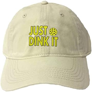 צאו החוצה רק תמצאו את זה מצחיק רעיון מתנה של חמוצים אבא Deluxe Trucker Flatbill כובע רקום בייסבול