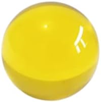 כדור גביש צהוב כדור כדור פנגשוי כדור זכוכית כדור דקורטיבי קישוטי אבן חן לקישוט הבית עיצוב בית, קוטר 30 ממ