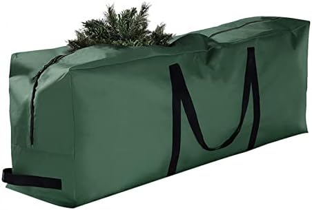ירוק חג המולד אחסון תיק, אחסון תיק עמיד למים אחסון זר קופסות אחסון חזק ידיות אחסון שקיות חג זמן
