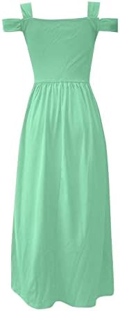 שמלות קז ' ואל לנשים 2023 שרוול ארוך צווארון רופף מצויד שמלת מקסי זורמת רגילה