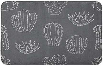 עיצוב חדר אמבטיה 16 איקס 24 שטיח אמבטיה דפוס פרחוני בסגנון חווה טבעי עם ענפים פשוטים וחמודים פרחים