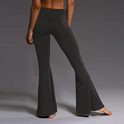 יוגה מכנסיים פטיט קצר עם כיסי מכנסיים פאלאצו יוגה פעמון מכנסיים מותניים נשים של גבוהה תחתון רחב מכנסיים