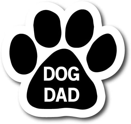 מגנט לי כלב אבא כלב מדבקות מגנט מדבקות, 5 אינץ ', מגנט רכב כבד לרכב שטח של משאית רכב