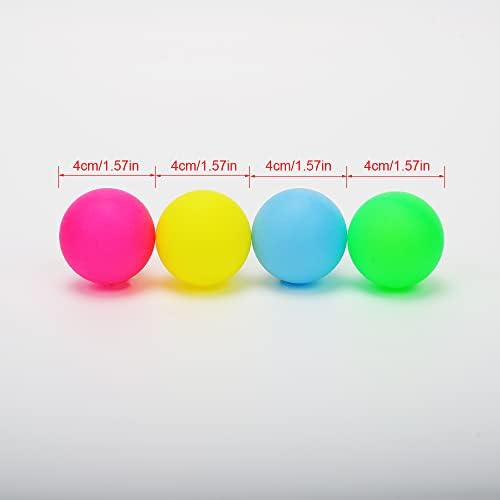12 יחידות כדורי פינג פונג, 5 סמ פינג פינג פינג פינג כדורים מהנים בצבע שולחן טניס כדור טניס