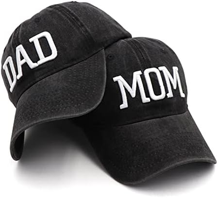 אמא ואבא כובעי אבות יום אמהות יום מתכוונן בייסבול כובעי מתנות בת בן אבא אמא מתנה לזוגות הורים
