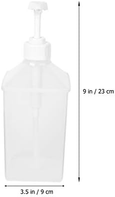 קבילוק 3 יחידות פלסטיק לסחוט בקבוקי תבלין מייסון צנצנת סירופ דבש מתקן משאבת בקבוק עבור מיץ קטשופ קוקי