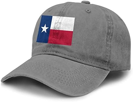 דגל של טקסס בייסבול כובעי יוניסקס רך קסקט כובע אופנה ג ' ינס כובע בציר מתכוונן אבא כובע שחור