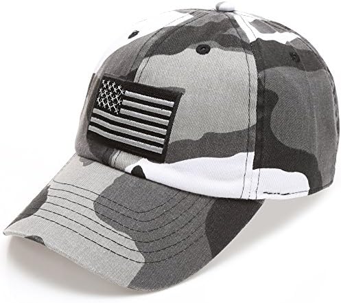 מירמארו טקטי מפעיל ארהב דגל כותנה נמוך פרופיל בייסבול כובע עם רצועה מתכווננת