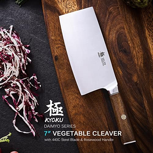 קיוקו דיימיו סדרת ירקות קליבר + מקצועי שף סכין רול תיק חום