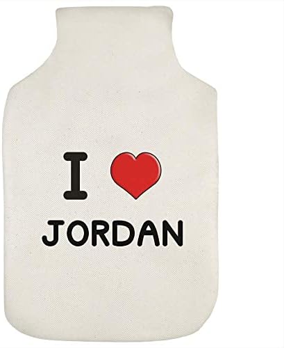 Azeeda 'אני אוהב את ג'ורדן' כיסוי בקבוק מים חמים