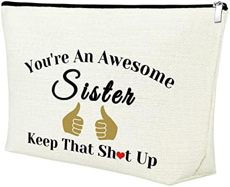 מתנות אחות מצחיקות מתיק איפור אחות מתנה לחברות מתנה לנשים מתנה לבנות מתנה לבנות לחברה הטובה