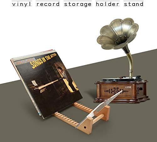 מחזיק אחסון תקליטים של Exreizst Vinyl - יחידת מתלה מחזיק תקליטים - אלבומי מגזינים של חנות והחזקה אלבומי