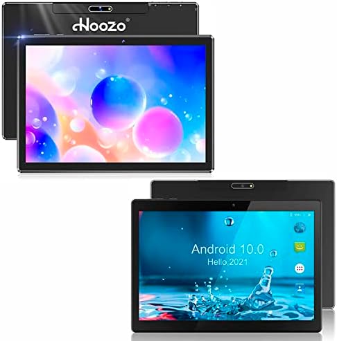 טאבלט Hoozo Android 10 אינץ ', טבליות WiFi עם אנדרואיד 10.0 מערכת הפעלה, אחסון 32 ג'יגה -בייט, מצלמה אחורית
