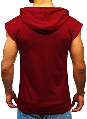 אימון בגברים XXBR גופיות עם אימון ספורט אימוני כושר ללא שרוולים קפוצ'ונים פיתוח גוף מנותק חולצות שרירים
