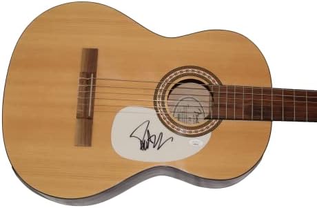 פט מונהאן חתם על חתימה בגודל מלא פנדר גיטרה אקוסטית ב/ ג 'יימס ספנס אימות ג' יי. אס. איי קו - רכבת