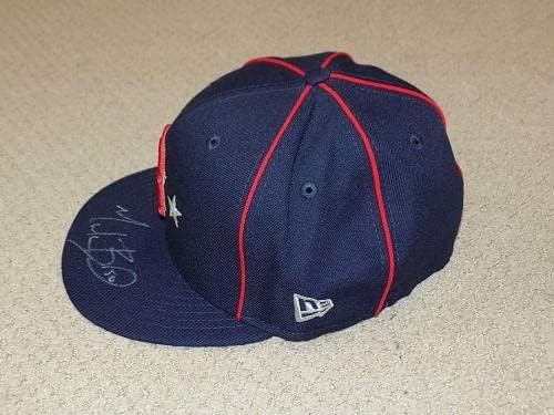 Mookie Betts חתם 2019 All Star Game Hat Cap Boston Red Sox Dodgers JSA - כובעי חתימה