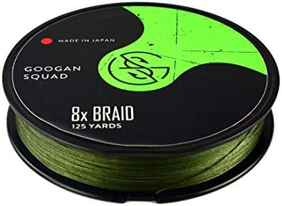 תפוס Co Googan Squad 8x קו דיג קלוע ירוק, 125YD