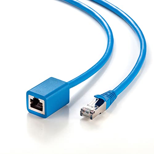 Sanwa אספקת KB-STP6EX-10BL קטגוריה 6 כבל LAN של סיומת STP, כחול, 32.8 רגל