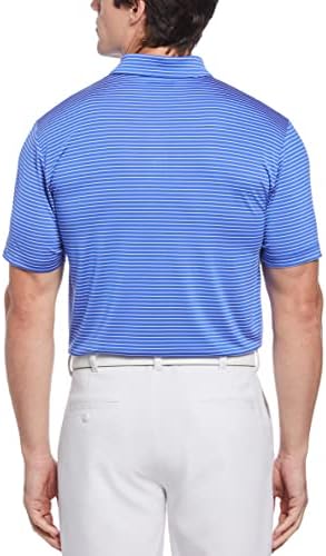 PGA Tour מזין גברים פס של שרוול קצר חולצת פולו