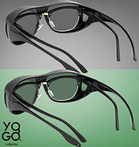 יוגו ראיית כושר מעל לעטוף משקפי שמש מקוטב עדשה ללבוש מעל משקפיים הגנה עבור גברים ונשים