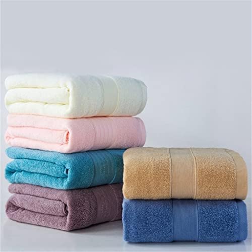 Wpyyi 3 מגבות מגבות צבע אחיד כותנה מגבת אמבטיה גדולה מגבת אמבטיה ביתית מגבת חוף למבוגרים ניידת