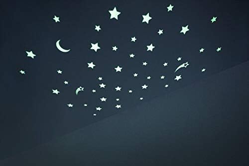 סדרת Night Night Starry Gloplay, זוהר במדבקות הקיר החינוכי הכה
