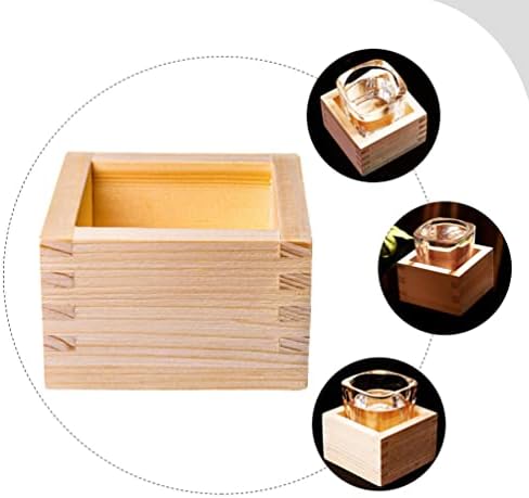 כוסות מעץ מעץ קופסא יפנית קופסא מסו כוסות מעץ מעץ לא גמורים מחזיק עיפרון עץ