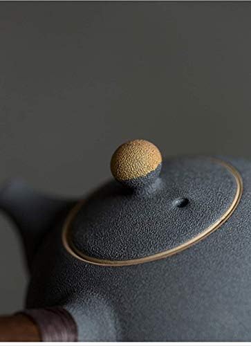 220 מל קרמיקה מסורתית קרמיקה ידית צד ידית סיר תה סינית קונג פו תה שתייה
