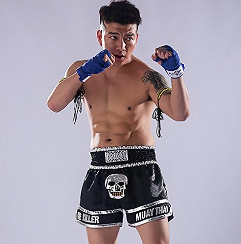 פלואורי MUAY תאילנדי קרב קצרים, מכנסיים קצרים MMA אימוני בגדים כלוב נלחמים באומנויות לחימה מתמודדות
