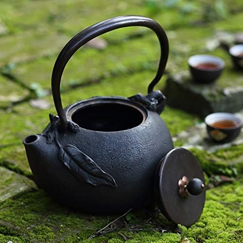 תה ברזל קומקום קונג פו סט תה ברזל טקס תה מלאכת ברזל מתבשלת תה מבושל מים קומקום תה מיוחד להכין סיר תה קומקום,