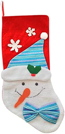 טבעות נרות חורפיות לנברשת מיני גרבי חג המולד 1 חבילה 4 עץ חג המולד גרב קישוט לקישוט כרטיסי מתנה מחזיק סנטה