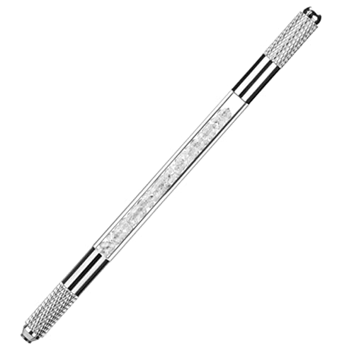 2 יחידות עיניים להבינג איפור עיפרון גבות קבוע מחטי נשים רקום מיקרובלייד עט מחזיק קעקועים קעקוע עטים מיקרו