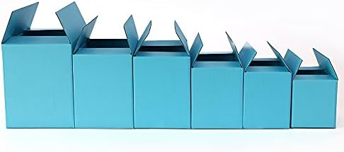 שוקלה 914 5 יחידות / 10 יחידות כחול אריזה תיבת 3 שכבה גלי נייר אחסון קופסא מתנת אביזרי קופסא קטנה