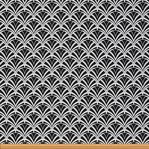 צבעי מים גרפיטי ריפוד בד עבור וילון טרופי חווה סגנון עלים בד על ידי חצר נורדי סגנון צמח מודפס
