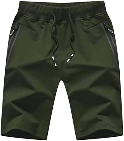 מכנסיים קצרים של Xiaxogool לגברים ריצה חדר כושר אתלטי מפעיל מכנסי מטען קצרים מותניים אלסטיים
