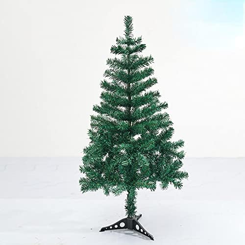 ציוד לחג המולד של Axlezx עץ חג המולד מדומה PVC מיני עץ חג המולד רגיל לחג המולד דקורטיבי 0.6 מ 'עץ