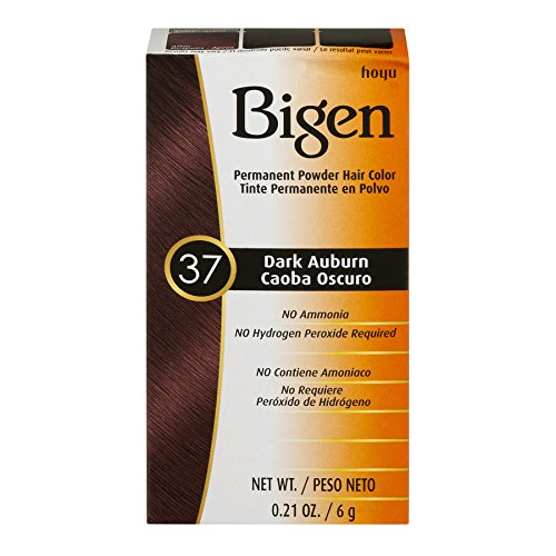 אבקת צבע שיער הויו ביגן, מס ' 37 ערמוני כהה, 0.21 אונקיה