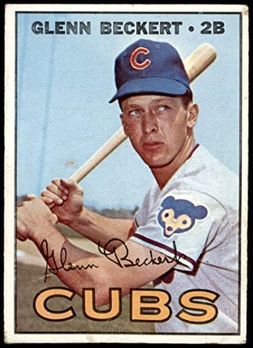 1967 Topps 296 Glenn Beckert Chicago Cubs Cubs Cubs